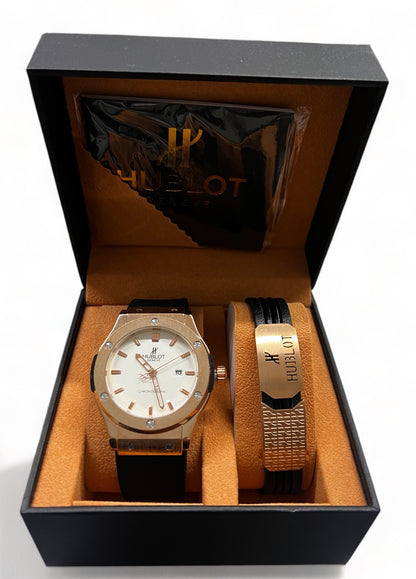 Hublot Big Bang Rose Gold White Dial 44mm  1+1 ΔΩΡΟ