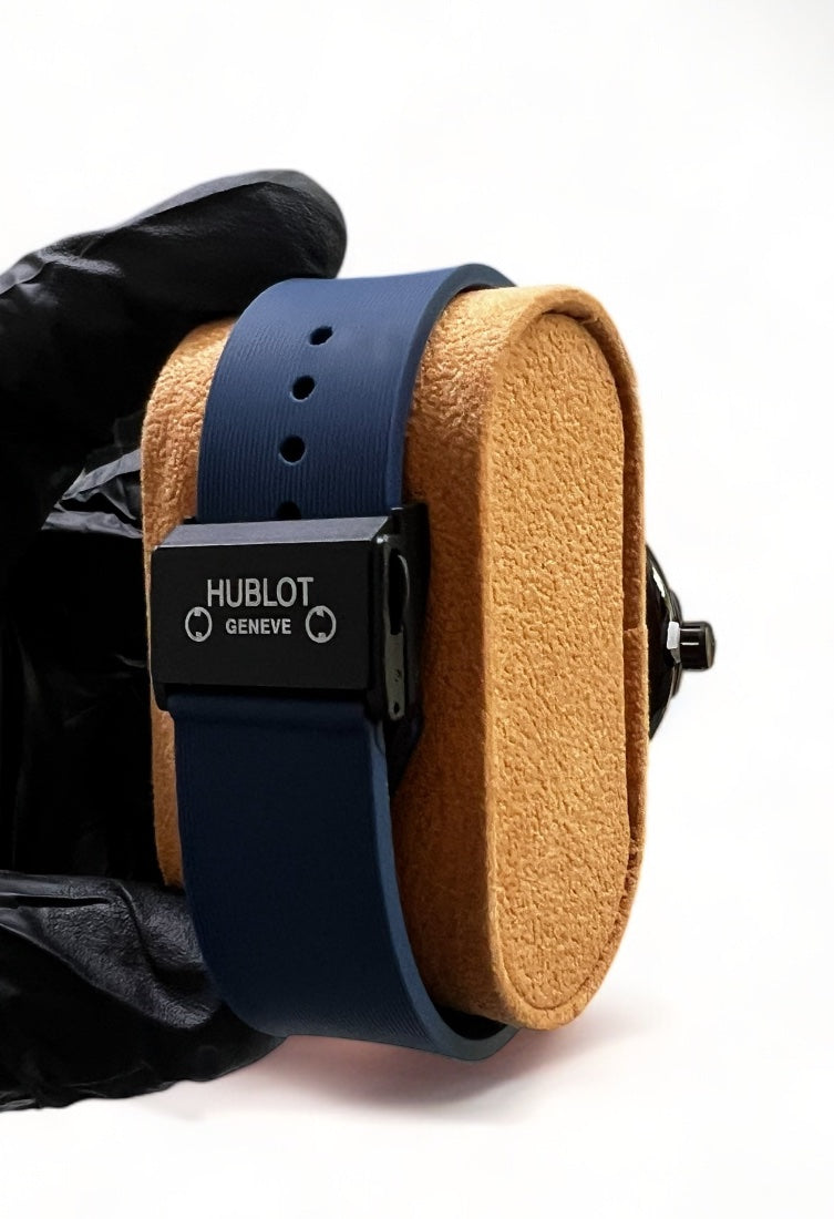 Hublot Big Bang Black Strap Black Dial Dial 44mm  1+1 ΔΩΡΟ