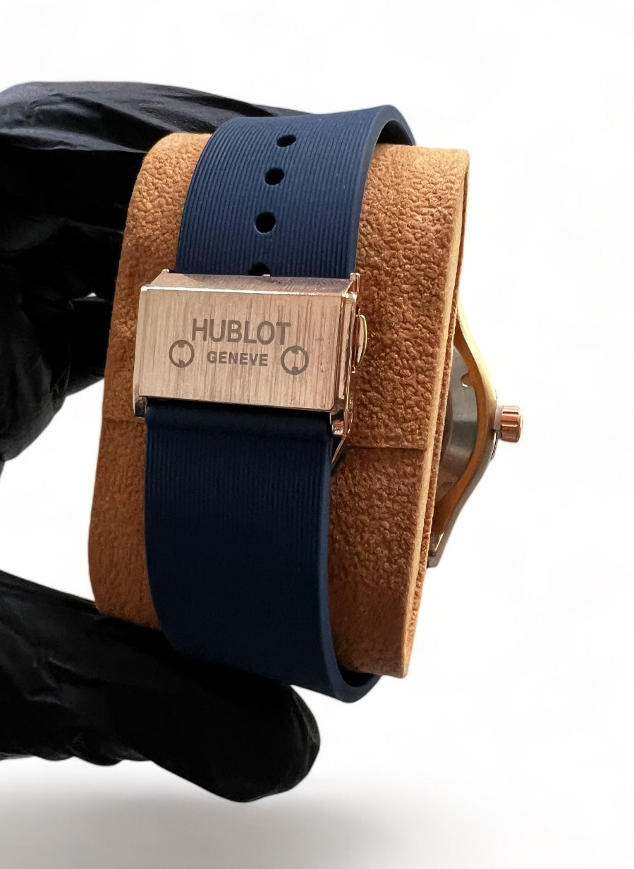Hublot Big Bang Rose Gold Blue Dial Dial 44mm  1+1 ΔΩΡΟ