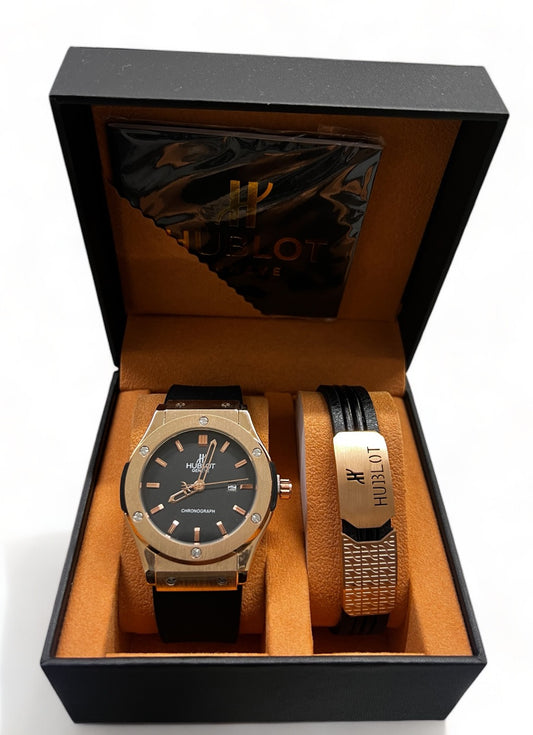 Hublot Big Bang Rose Gold Black Dial 44mm  1+1 ΔΩΡΟ