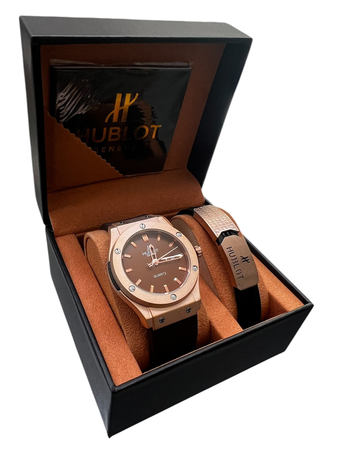 Hublot Big Bang Rose Gold Black Dial 44mm  1+1 ΔΩΡΟ
