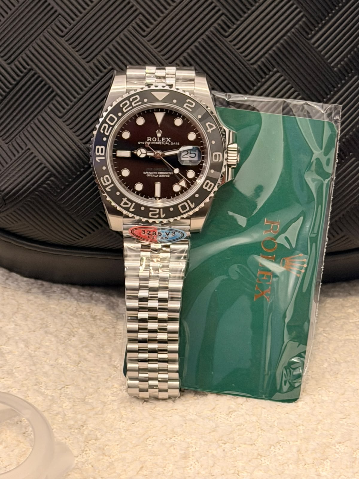 Rolex GMT-Master II 126710GRNR Bruce Wayne Black & Grey Bezel Jubilee Clean Factory V3