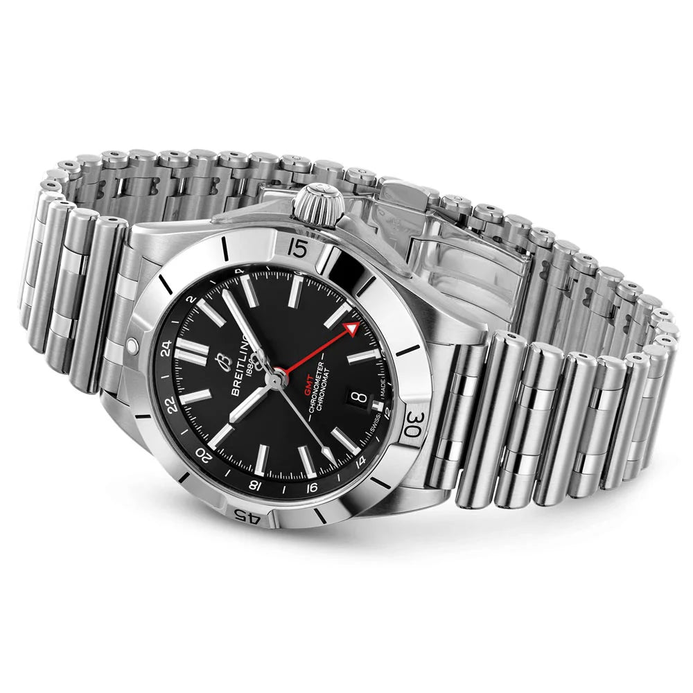 Chronomat GMT 40mm Black Dial Automatic Gents Watch A32398101B1A1