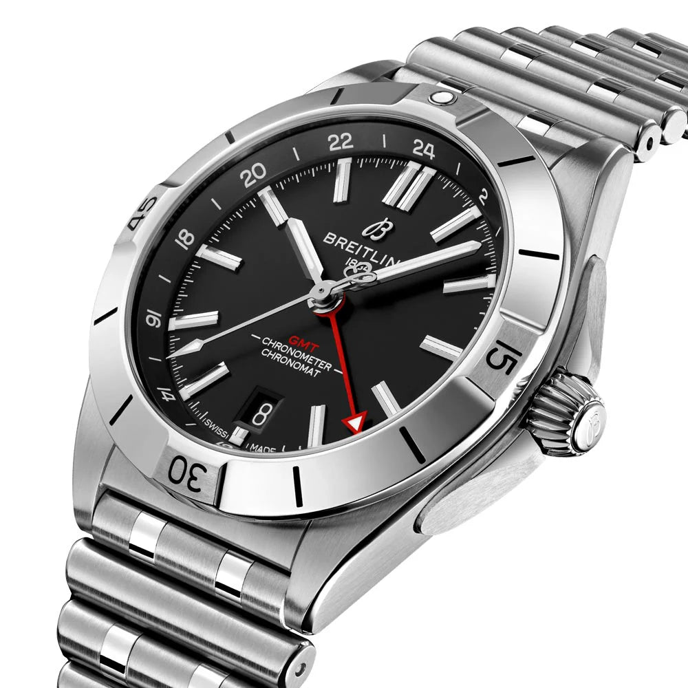 Chronomat GMT 40mm Black Dial Automatic Gents Watch A32398101B1A1