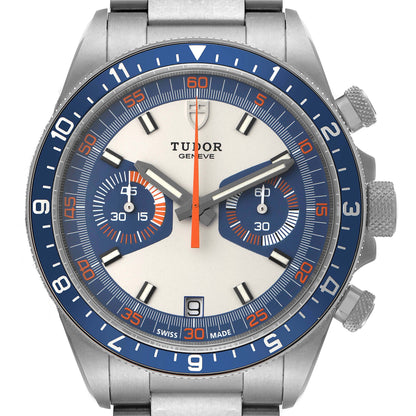 Heritage Chrono Blue Stainless Steel Mens Watch 70330 42mm