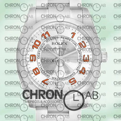 Air-king 114200SAO 36mm Men’s Silver Dial Oyster Bracelet Clone Watches