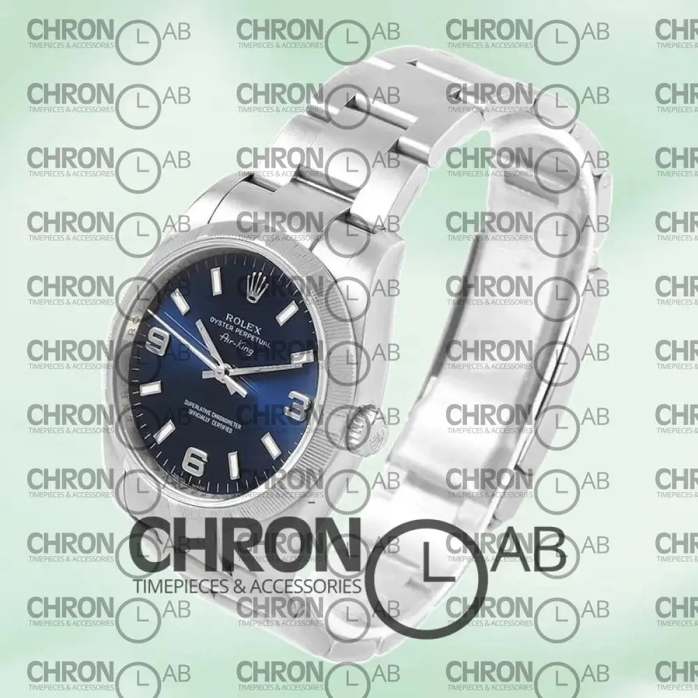 Air-king 114234PSO 36mm Men’s Silver Ble Dial Clone Watches