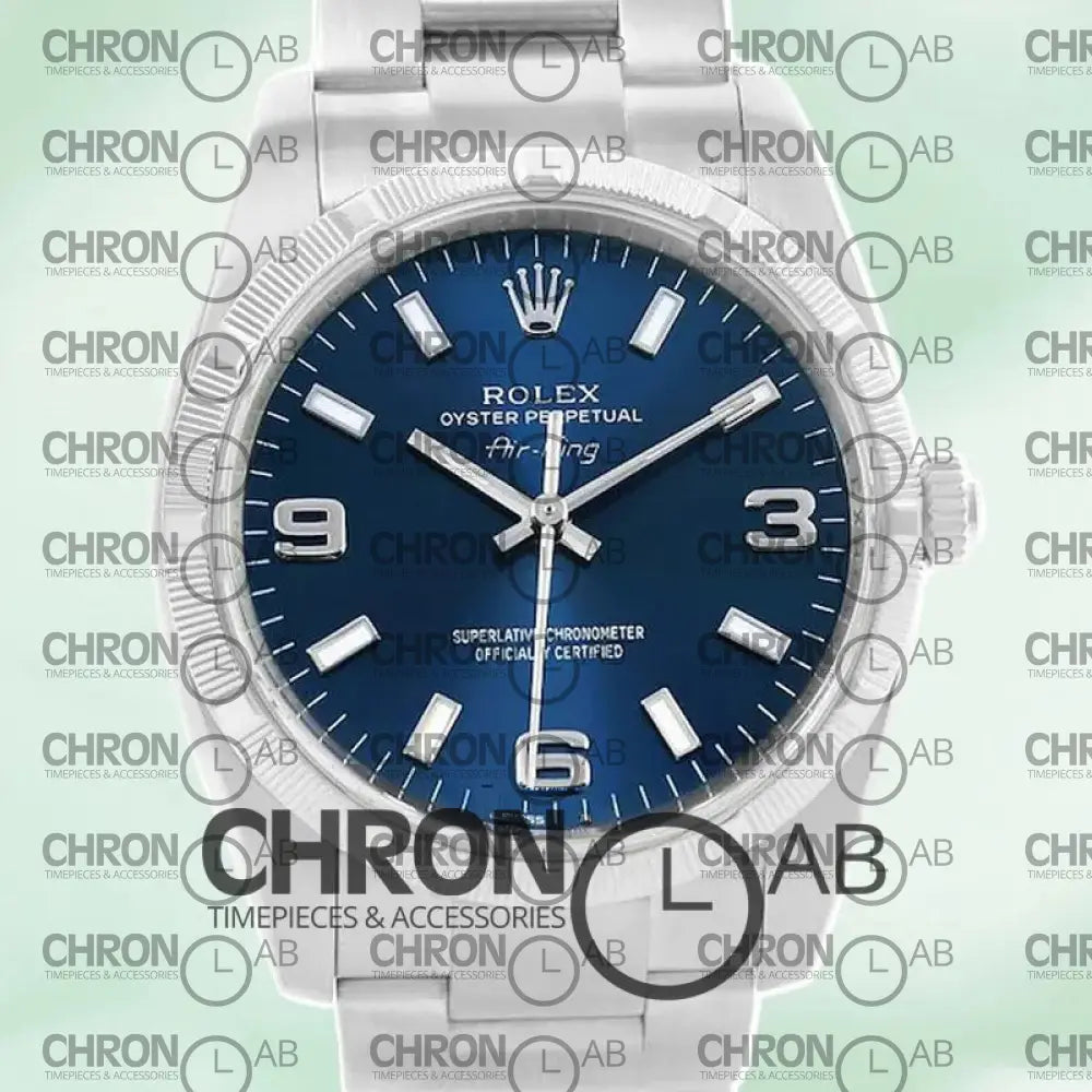 Air-king 114234PSO 36mm Men’s Silver Ble Dial Clone Watches