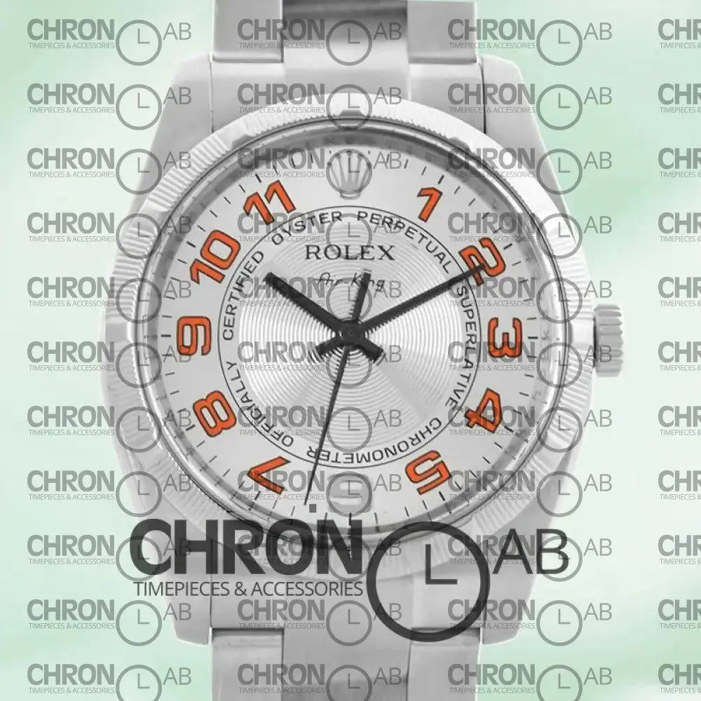 Air-king 114234PSO 36mm Men’s Silver Dial Clone Watches