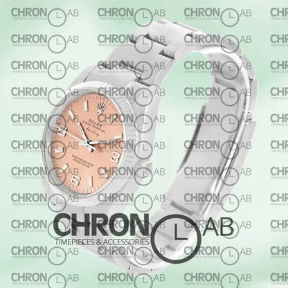 Air-king 114234PSO 36mm Men’s Silver Pink Dial Clone Watches