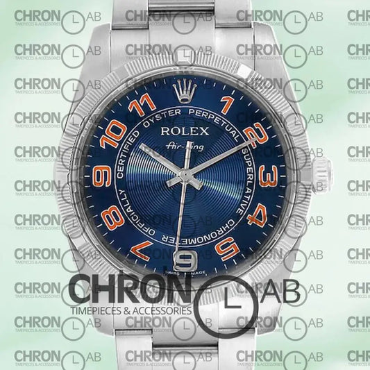 Air-king 36mm Men’s 114210BLAO Silver Clone Watches