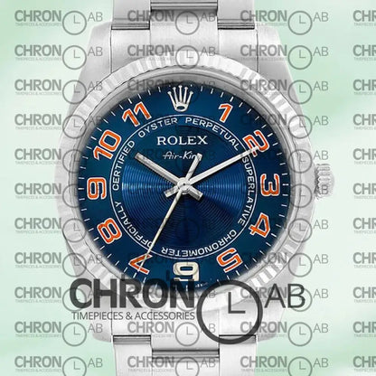Air-king Men’s 36mm 114234BLAO Blue Dial Clone Watches
