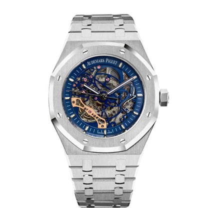 Royal Oak Skeleton 44mm Mavi Kadran