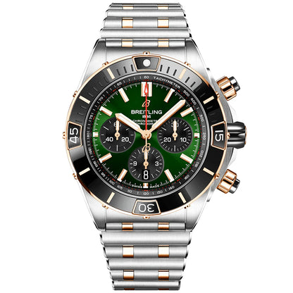 Chronomat 44mm Two-Tone Green Dial Men's Automatic Watch
