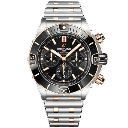 Chronomat B01 2-Tone Black Dial Chrono 42mm AB0134101K1A1