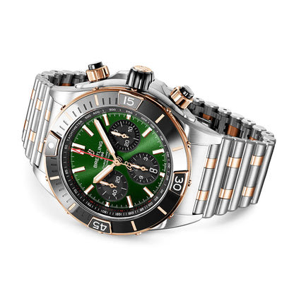 Chronomat 44mm Two-Tone Green Dial Men's Automatic Watch