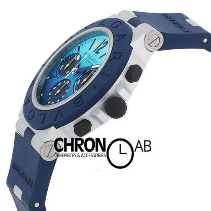 Aluminium Capri Edition Chronograph Blue Dial Men's Watch