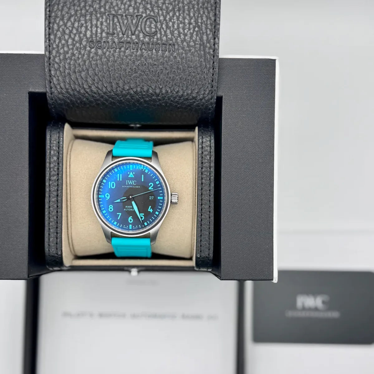 IWC Pilot’s Watch Mark XX Mercedes-AMG Petronas F1 Team 40mm Titanium Replica AAA  Automatic