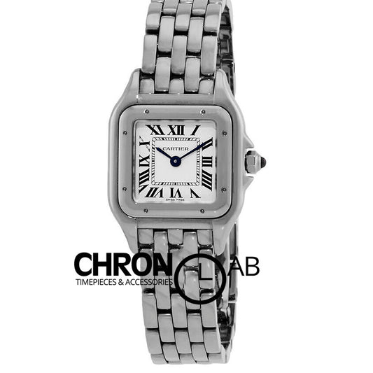 Panthere Small Quartz SS White Dial Ladies Watch 22mm