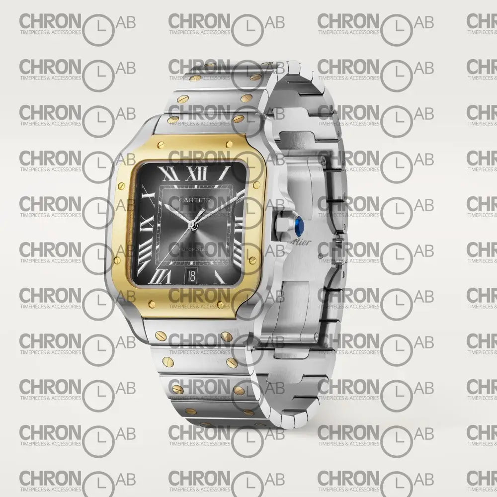 Cartier Santos Dumont 2-Tone Yellow Gold W2SA0030 Clone 38mm Watches