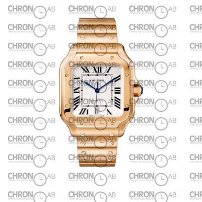 Cartier Santos Rose Gold W2SA0030 Clone 38mm Watches