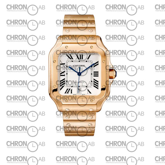 Cartier Santos Rose Gold W2SA0030 Clone 38mm Watches