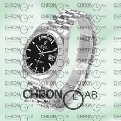 Day-Date 36mm 118206 Men’s Silver Clone Watches