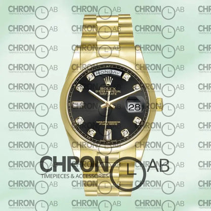 Day-Date 36mm 118208-83208 Gold Clone Watches