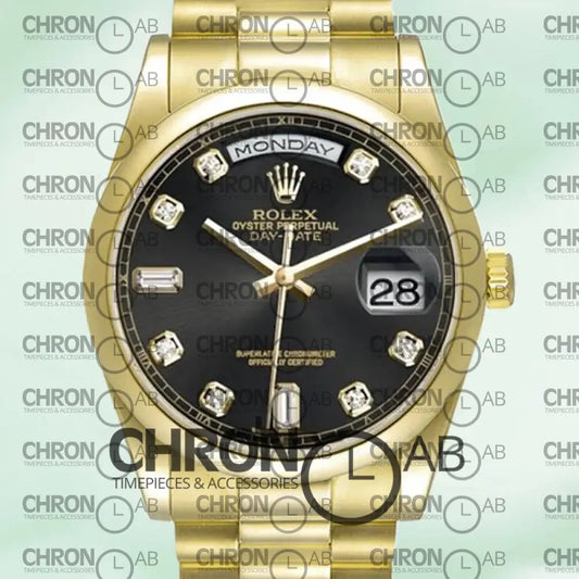 Day-Date 36mm 118208-83208 Gold Clone Watches