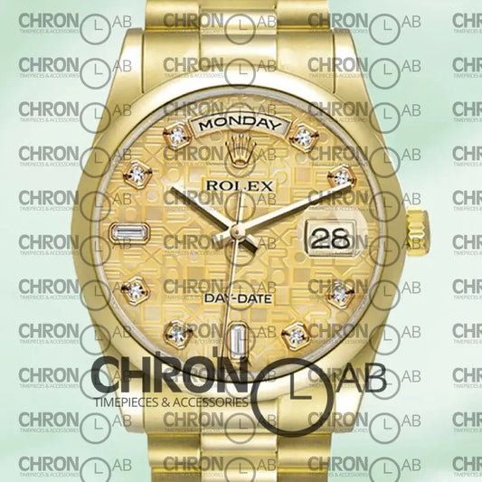 Day-Date 36mm 118208 Men’s Gold Clone Watches