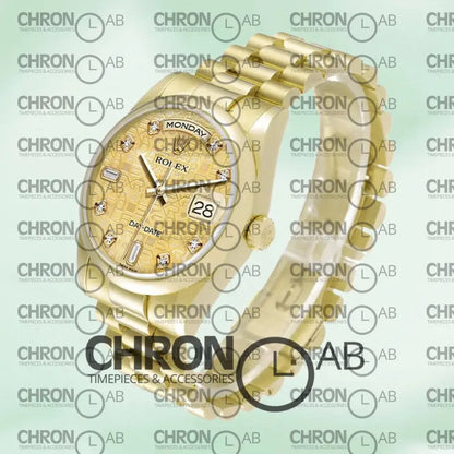 Day-Date 36mm 118208 Men’s Gold Clone Watches