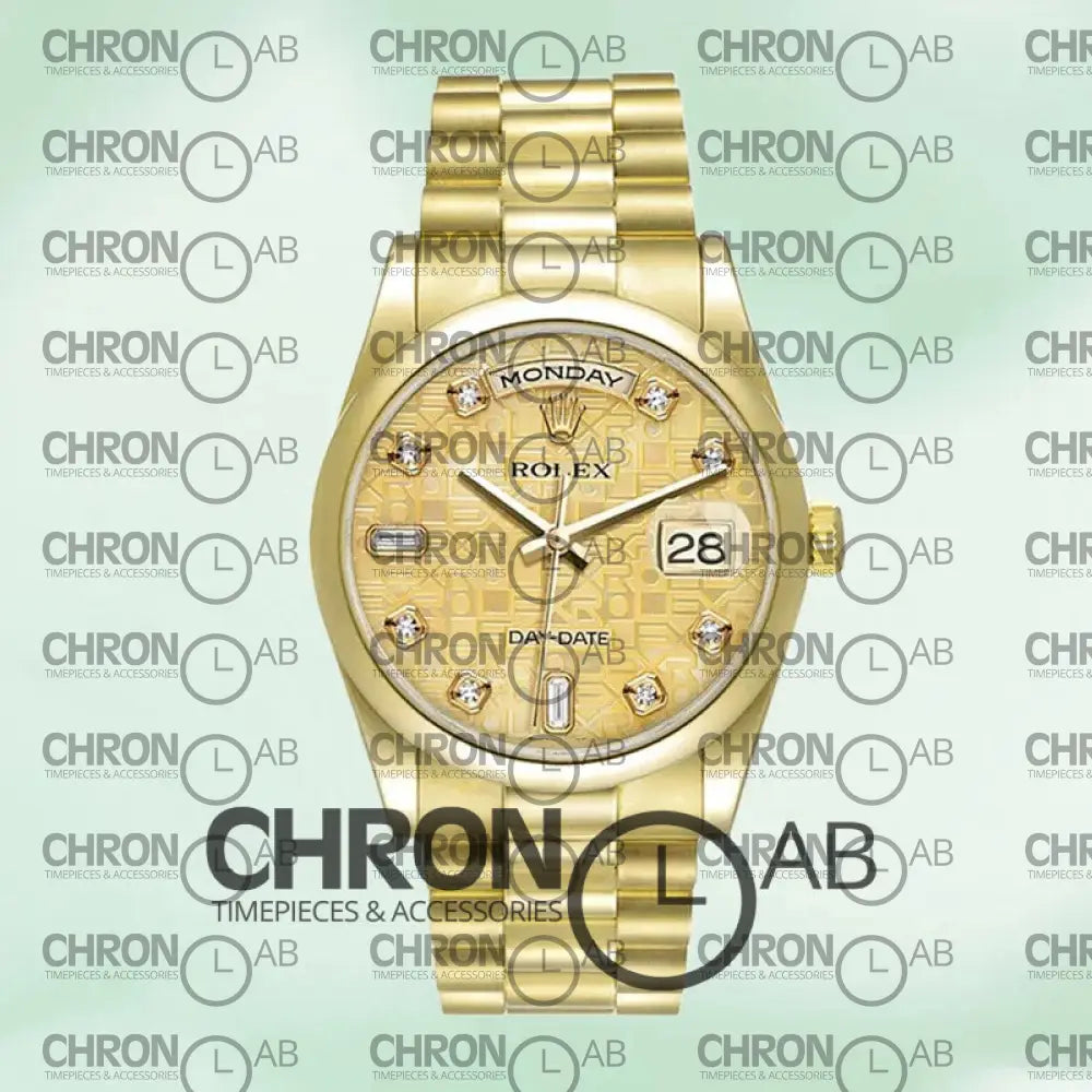 Day-Date 36mm 118208 Men’s Gold Clone Watches