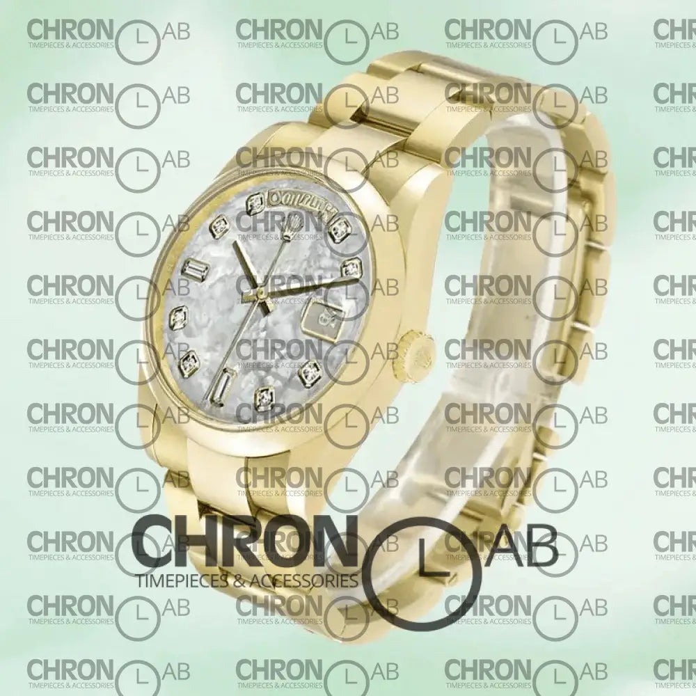 Day-Date 36mm 118208 Pearl Dial Clone Watches