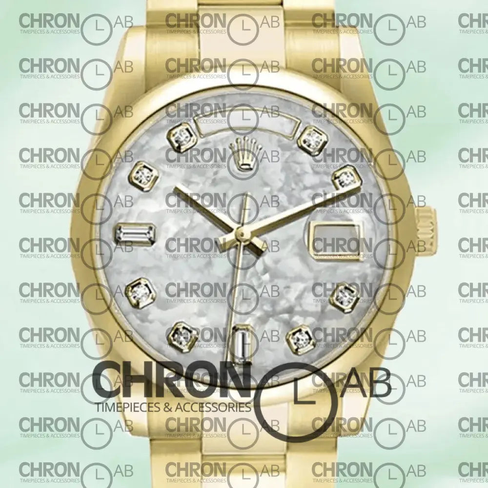 Day-Date 36mm 118208 Pearl Dial Clone Watches