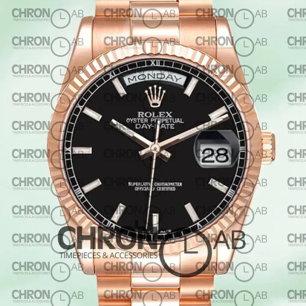 Day-Date 36mm 118235 Men’s Automatic Rose Gold Clone Watches