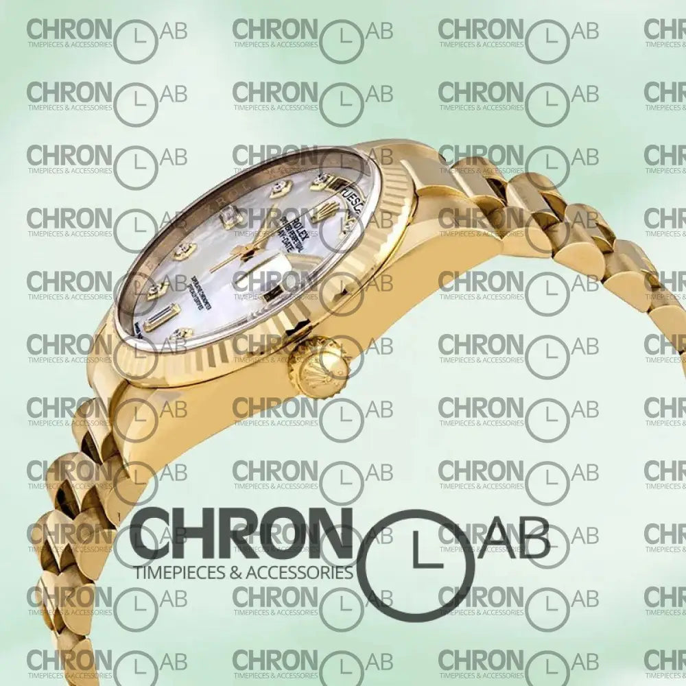 Day-Date 36mm 118238MDP Jubilee Bracelet White Mother Of Pearl Dial Clone Watches