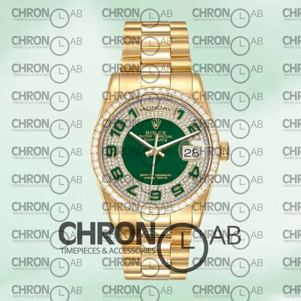 Day-Date 36mm 118346 Silver Dial Automatic Clone Watches