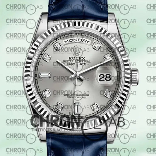 Day-Date 36mm m118139-0081 Silver Clone Watches