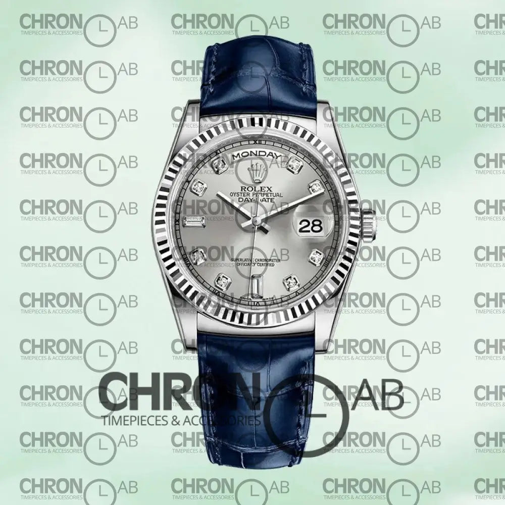 Day-Date 36mm m118139-0090 Silver Clone Watches