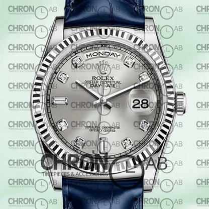 Day-Date 36mm m118139-0090 Silver Clone Watches