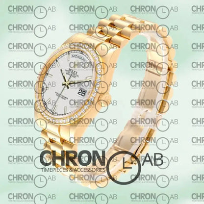 Day-Date 36mm m118348-0098 Automatic White Dial Clone Watches