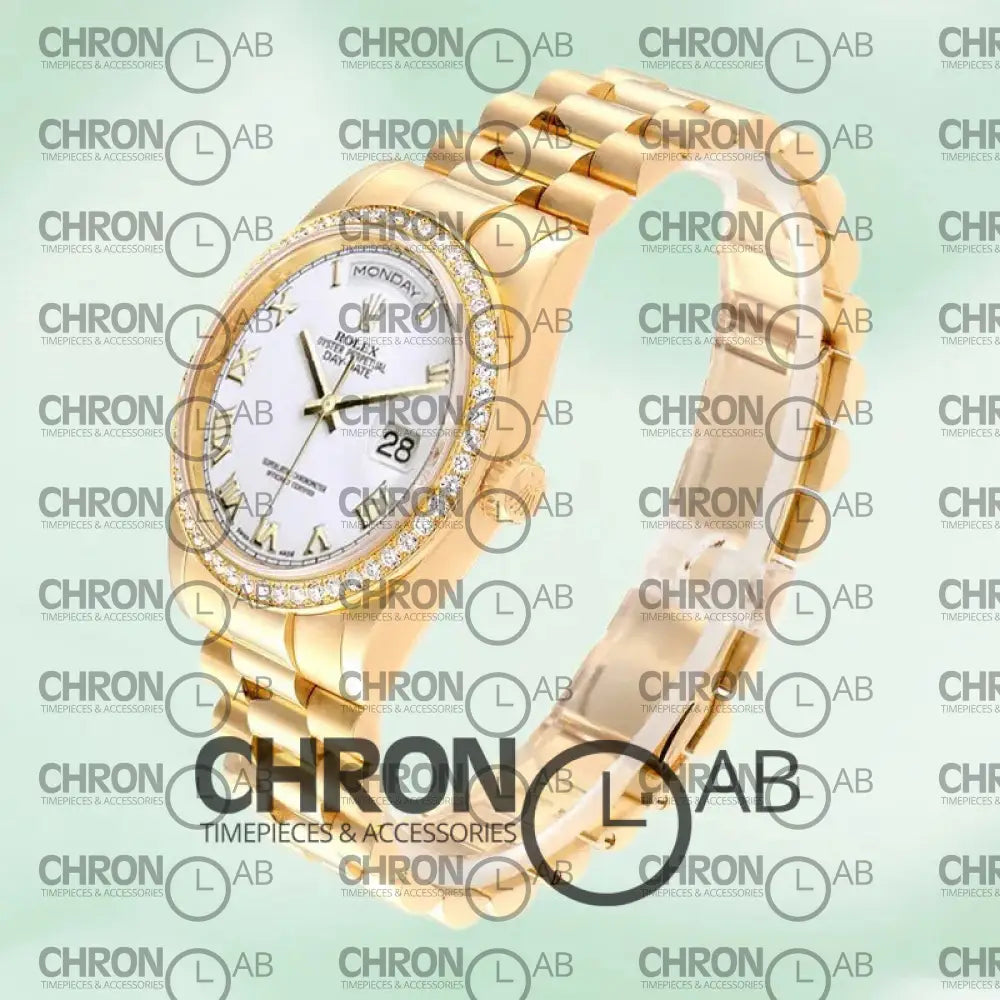 Day-Date 36mm m118348-0150 White Dial Clone Watches