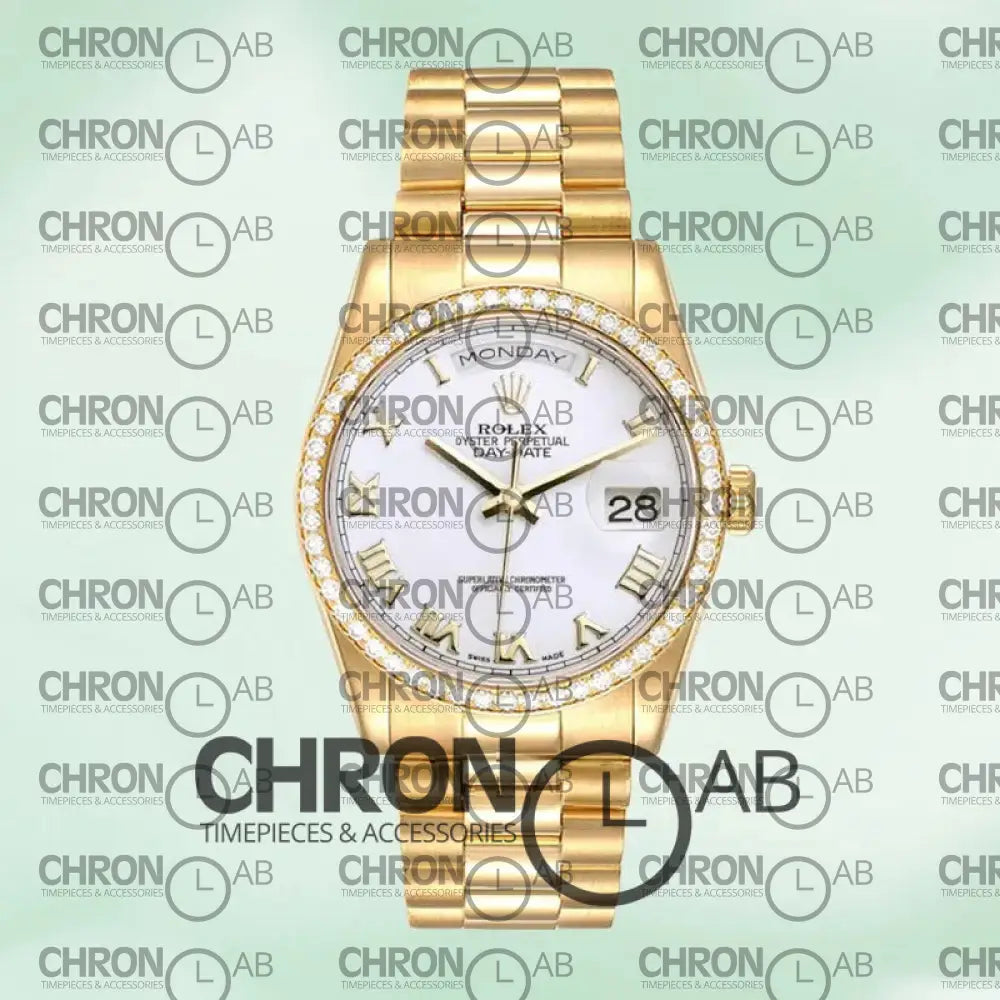 Day-Date 36mm m118348-0150 White Dial Clone Watches