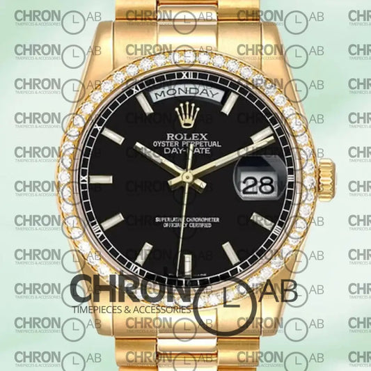 Day-Date 36mm M118348-0208 Gold Clone Watches