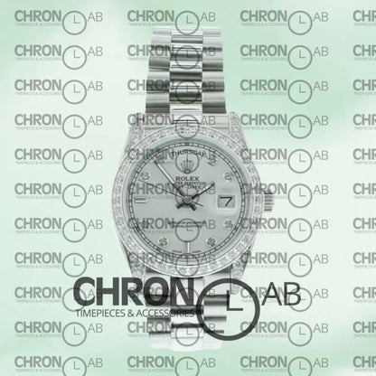 Day-date 36mm m118389-0008 Silver Clone Watches