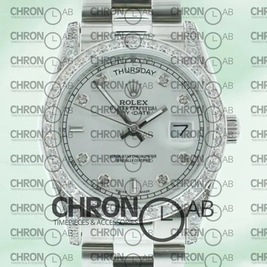 Day-date 36mm m118389-0008 Silver Clone Watches