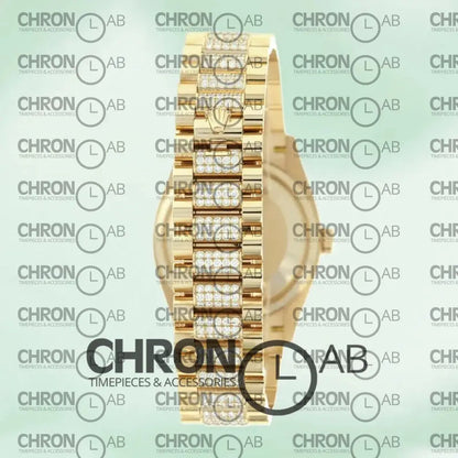 Day-Date 36mm M128238-0024 Gold President Bracelet Clone Watches