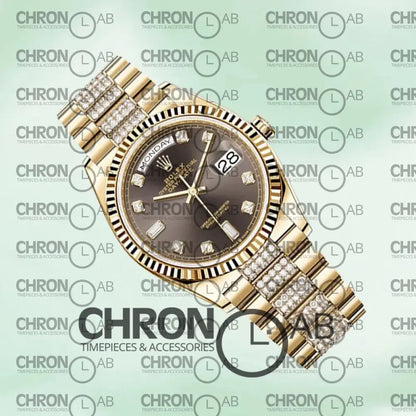 Day-Date 36mm M128238-0024 Gold President Bracelet Clone Watches