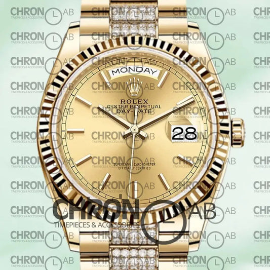 Day-Date 36mm M128238-0046 Automatic Clone Watches