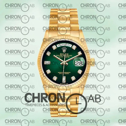 Day-Date 36mm m128238-0069 Green Dial Automatic Clone Watches